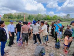 Sosok Merakyat Bacagub Romi Bersama Masyarakat Batanghari Saat Panen Raya Lubuk Larangan Di Terusan