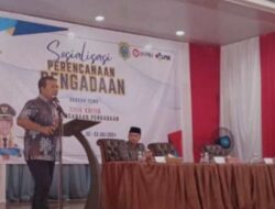 Bupati Tanjab Timur Romi Hariyanto Buka Sosialisasi Perencanaan Pengadaan