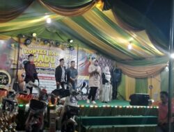 Calon Bupati Hj Dilla Hich Hadiri Penutupan Dan Pemberian Door Prize Kontes Dangdut Sadu (KDS)