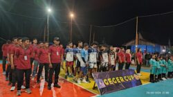 Wakil Bupati Tanjung Jabung Timur Hadiri Pembukaan Bola Volly, Piala GEGER CUP di Desa Pandan Makmur