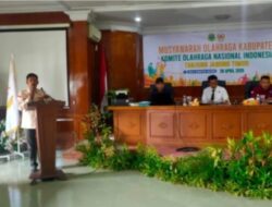 Terpilih Secara Aklamasi Rustam Hasanuddin Nahkodai KONI Tanja
