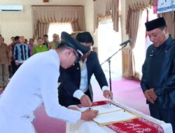 Sekretaris Daerah Tanjung Jabung Timur Melantik 16 Pejabat Administrator, Pengawas, dan Fungsional Tertentu